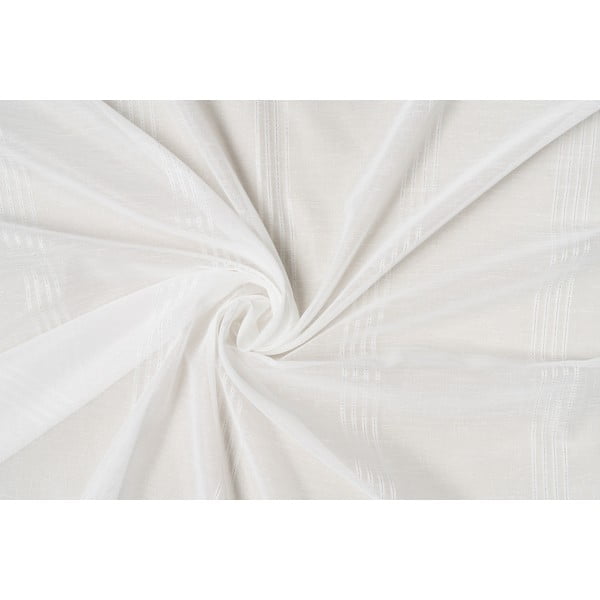 Permatoma užuolaida baltos spalvos 300x245 cm Dakota – Mendola Fabrics