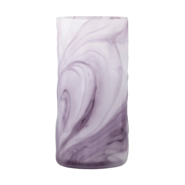 Iš stiklo  rankų darbo vaza violetinės spalvos (aukštis 24,5 cm) Moore – Bloomingville