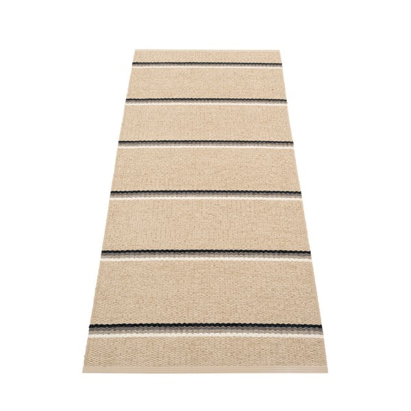 Smėlio spalvos lauko kilimas 70x180 cm Olle Mud Beige – Pappelina