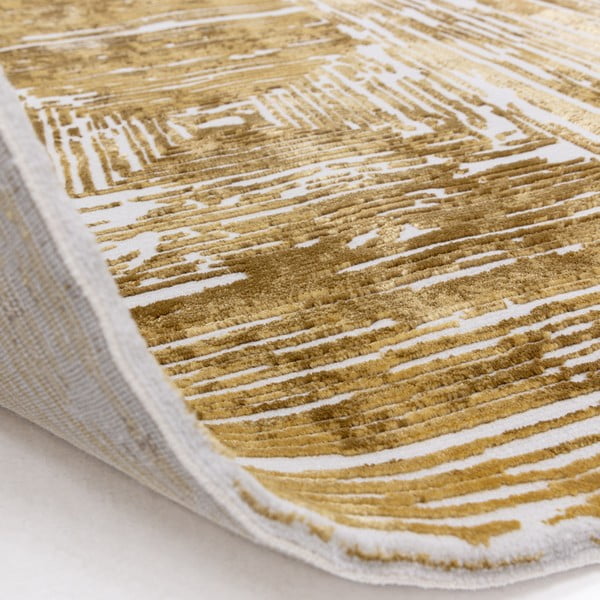 Auksinės spalvos kilimas 120x170 cm Kuza Lines Gold – Asiatic Carpets-image-4