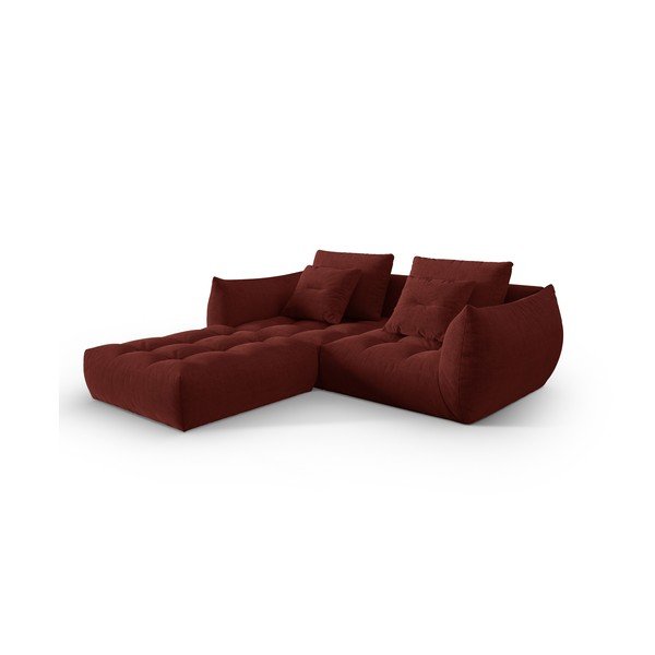 Kampinė sofa raudonos spalvos (kintama) Bloom – Micadoni Home-image-2
