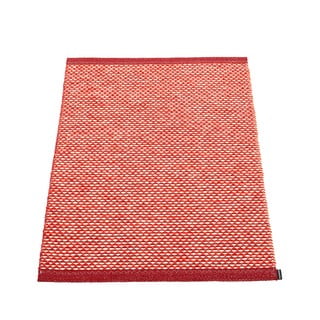 Raudonos spalvos lauko ir vidaus kilimas 60x85 cm Effi Dark Red – Pappelina