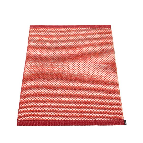 Raudonos spalvos lauko ir vidaus kilimas 60x85 cm Effi Dark Red – Pappelina