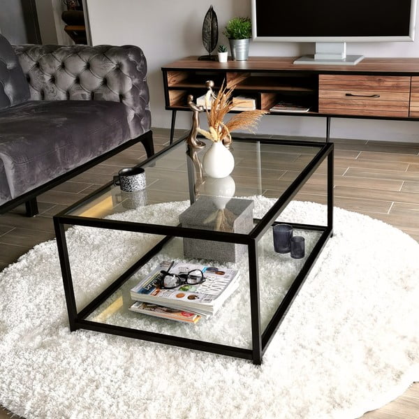 Juodas kavos staliukas 60x90 cm Astro - Neostill-image-4