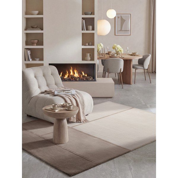 Rudos spalvos/kreminės spalvos iš vilnos mišinio kilimas 120x170 cm Presilda – Villeroy&Boch-image-1