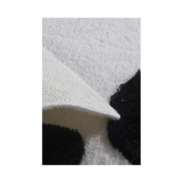 Juodai baltas vonios kilimėlis "Crasso Panda", 100 x 60 cm-image-2