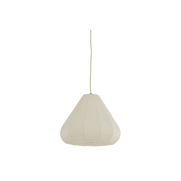 Kreminės spalvos kabantis šviestuvas ø 10 cm su popieriniu gaubtu Sarella – Light & Living