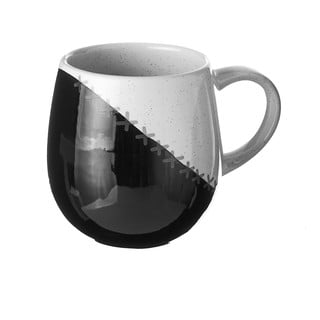 Juodai pilkas akmens masės puodelis Unimasa, 0,5 l