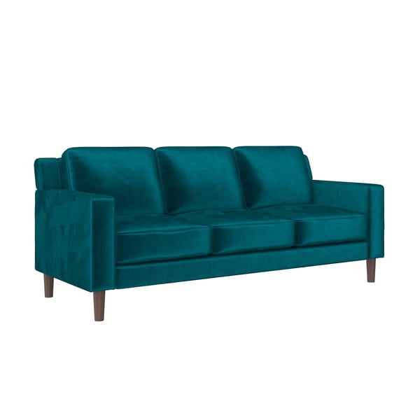 Iš velveto sofa žalios spalvos 83 cm Brynn – Støraa-image-1