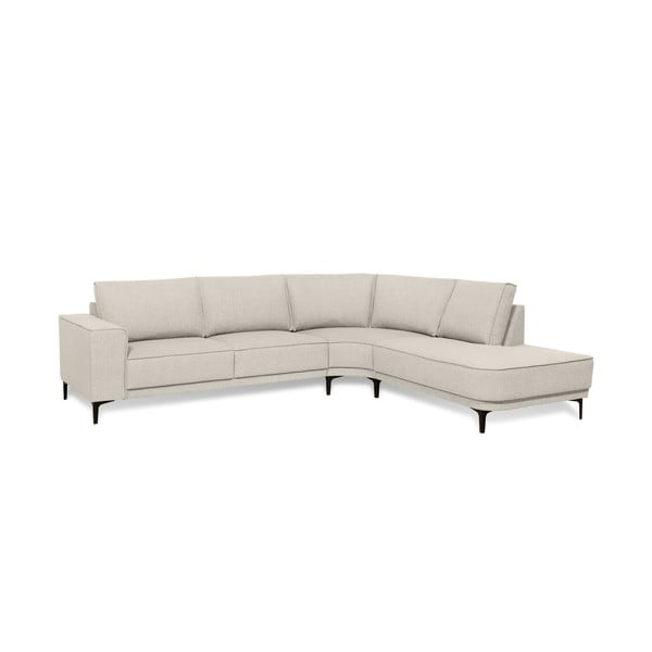 Kampinė sofa kreminės spalvos (su dešiniuoju kampu) Copenhagen – Scandic-image-2