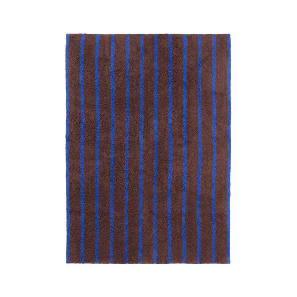 Mėlynos spalvos/rudos spalvos iš medvilnės kilimas 170x240 cm Mika – Jotex