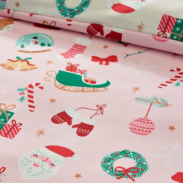 Viengulė patalynė 135x200 cm Christmas Happy Holidays – Catherine Lansfield-image-4