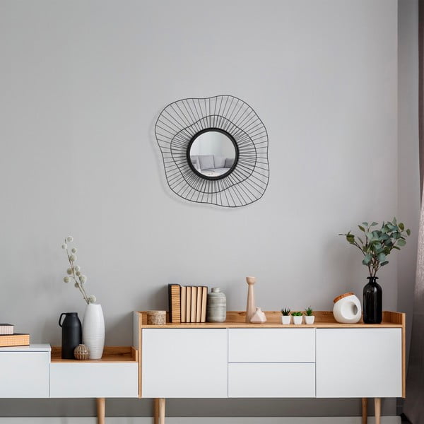 Sieninis veidrodis 69x60 cm Flora – Wallity-image-2