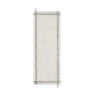 Skalbiamas/rankų darbo iš medvilnės kilimas kreminės spalvos 80x230 cm Cuisine Natural – Lorena Canals