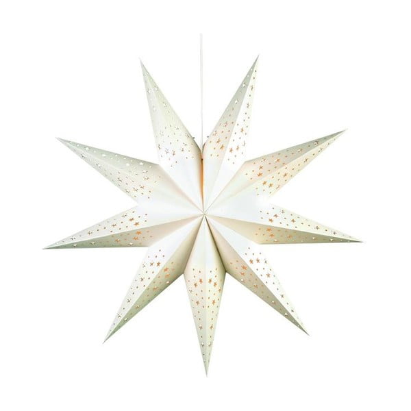 Šviečianti dekoracija baltos spalvos su Kalėdų motyvu ø 75 cm Solvalla – Markslöjd
