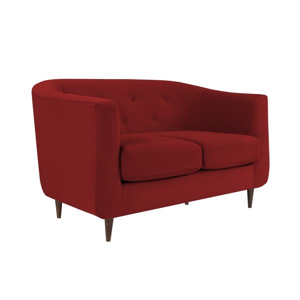 Raudona sofa "Kooko Home Love", 125 cm-image-2