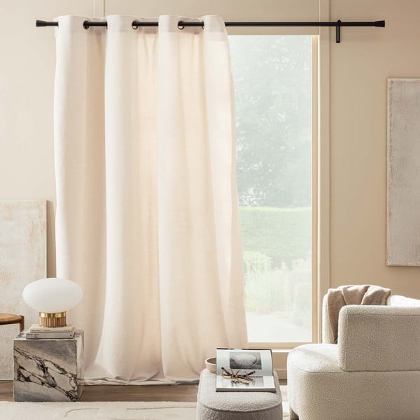 Kreminės spalvos iš boucle užuolaida 140x260 cm Winona – douceur d'intérieur-image-3