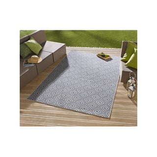 Mėlynas lauko kilimas NORTHRUGS Karo, 140 x 200 cm