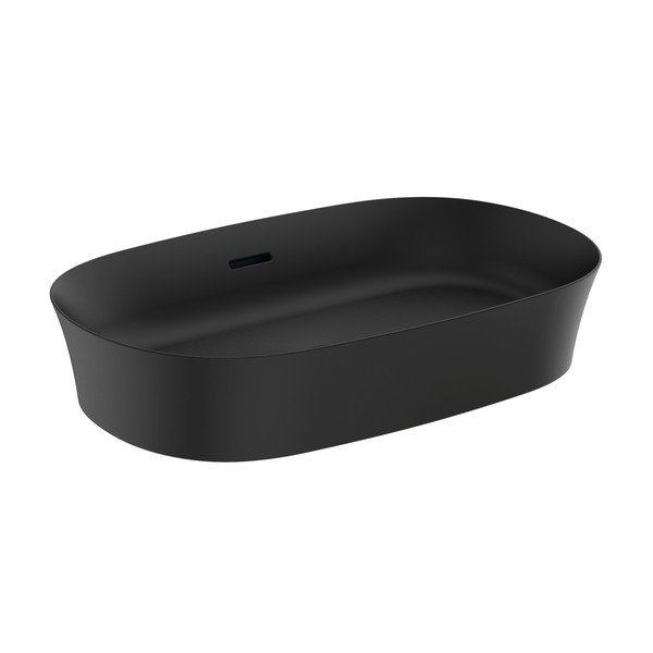 Iš keramikos praustuvas matinės juodos spalvos 60x38 cm Ipalyss – Ideal Standard