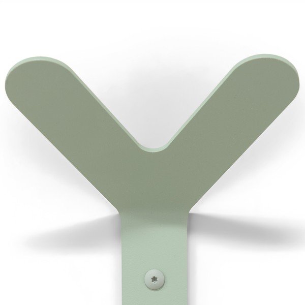 Pilkai žalios spalvos iš plieno sieninė lentyna 66 cm Frondo – Spinder Design-image-3