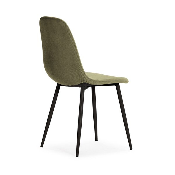 Žalios spalvos iš audinio valgomojo kėdės 4 vnt. Minka – Marckeric-image-3