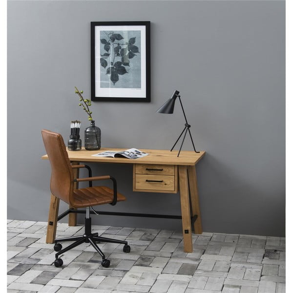 Rudos spalvos biuro kėdė Actona Winslow-image-1