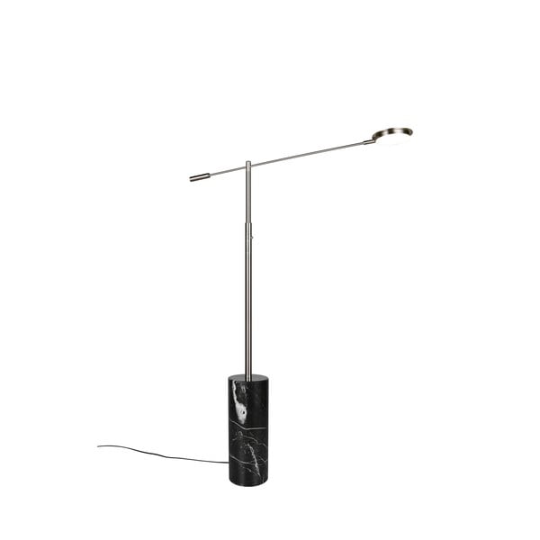 Juodos spalvos/sidabrinės spalvos pastatomas šviestuvas LED (aukštis 145 cm) Fiore – Trio Select-image-4