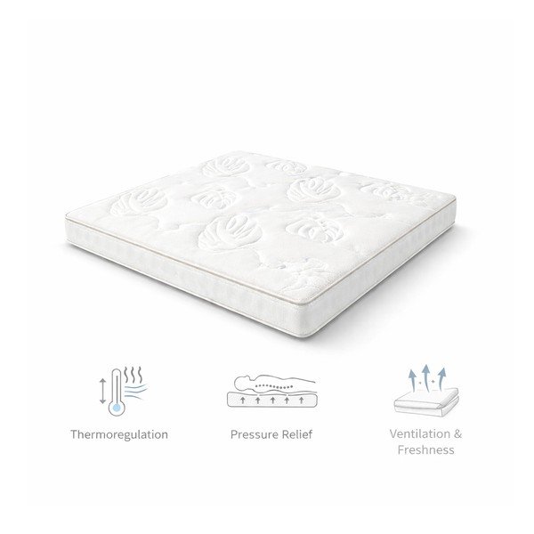 Vidutinio kietumo su termo regulacija čiužinys su spyruoklėmis 180x200 cm Memory Luna – Bonami Selection-image-3