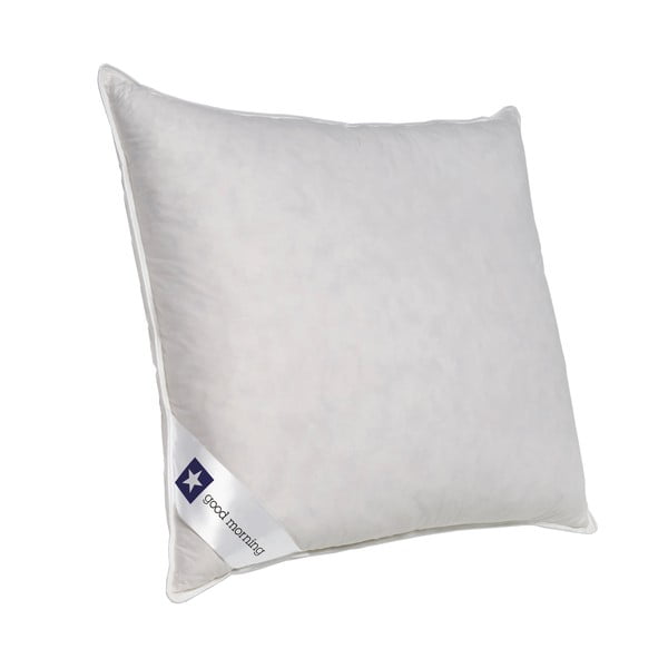 Balta pagalvė su ančių plunksnų ir pūkų užpildu Good Morning Premium, 60 x 70 cm