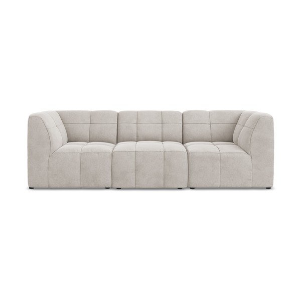 Smėlio spalvos sofa iš velveto 255 cm Aloha – Makamii-image-2
