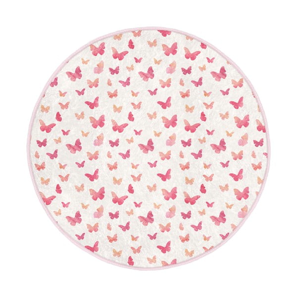 Vaikiškas kilimas rožinės spalvos ø 120 cm Comfort – Mila Home