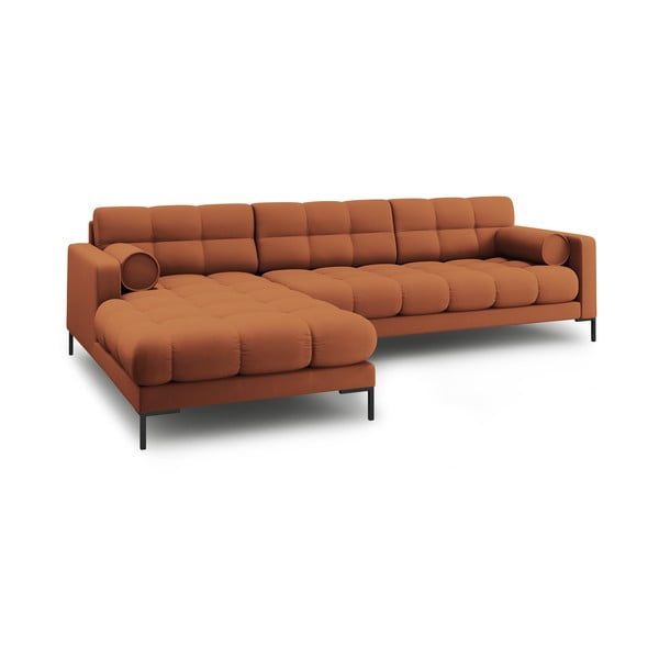 Kampinė sofa raudonos plytų spalvos (su kairiuoju kampu) Bali – Cosmopolitan Design-image-4