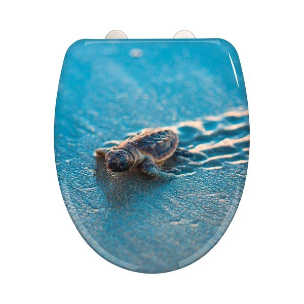 Tualeto sėdynė su automatiniu uždarymu 37,5 x 41,5 cm Caretta - Wenko-image-2