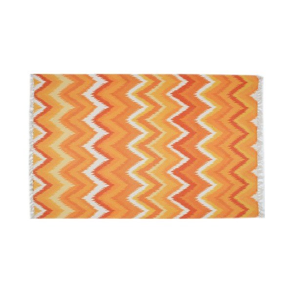Oranžinis kilimas "Eco Rugs Tribe", 80 x 150 cm-image-2
