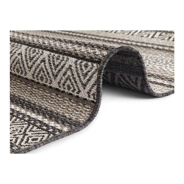 Juodai rudas lauko kilimas "Elle Decoration Bloom Rodez", 80 x 150 cm-image-2