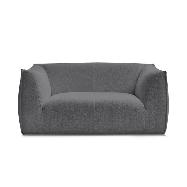 Tamsiai pilkos spalvos iš boucle sofa 170 cm Giorgia – Bobochic Paris