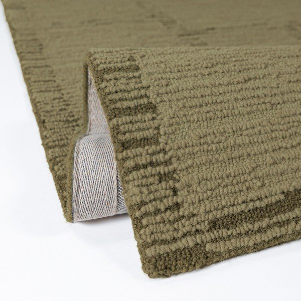 Rankų darbo žalios spalvos iš vilnos kilimas 160x230 cm Harris Modula Wool – Flair Rugs-image-2