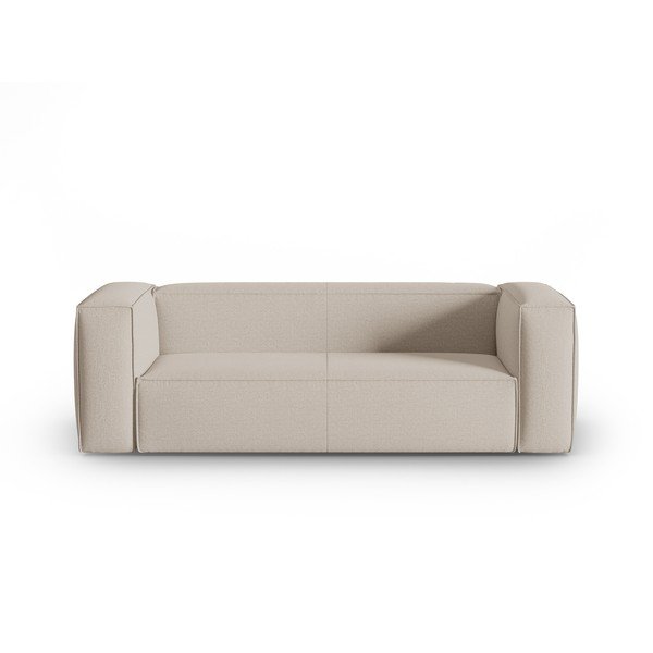 Iš velveto sofa smėlio spalvos 200 cm Mackay – Cosmopolitan Design