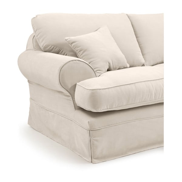 Kreminė trijų vietų sofa "Max Winzer Hermine-image-1