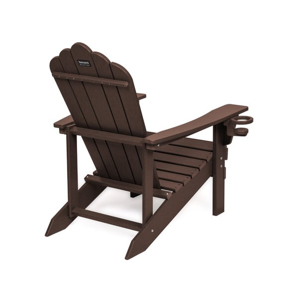 Plastikinis sodo krėslas rudos spalvos Adirondack – Bonami Selection-image-3