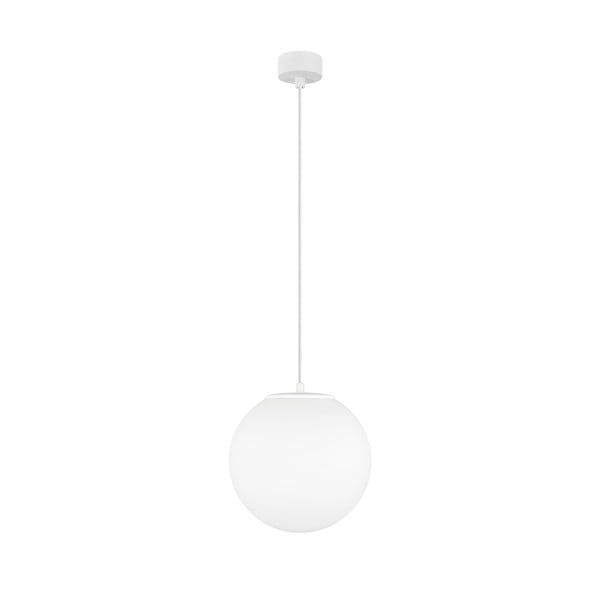 Matinės baltos spalvos pakabinamas šviestuvas Sotto Luce Tsuki, ⌀ 25 cm