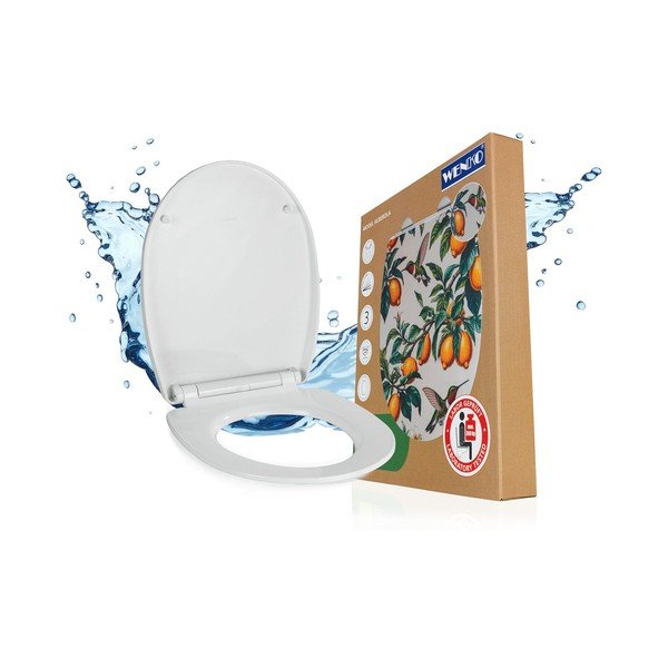 Tualeto sėdynė Easy-close funkcija 36,5 x 45 cm Alberola – Wenko