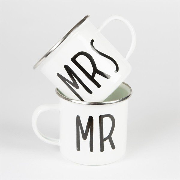 2 puodelių rinkinys "Sass & Belle Mr And Mrs-image-1