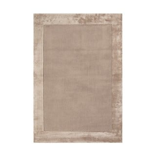 Rankų darbo iš vilnos mišinio kilimas šviesiai rudos spalvos 80x150 cm Ascot – Asiatic Carpets
