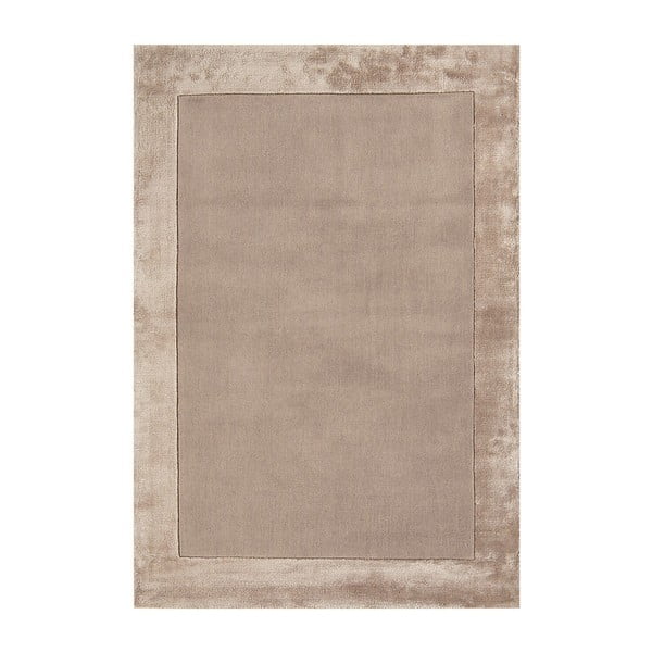 Rankų darbo iš vilnos mišinio kilimas šviesiai rudos spalvos 160x230 cm Ascot – Asiatic Carpets