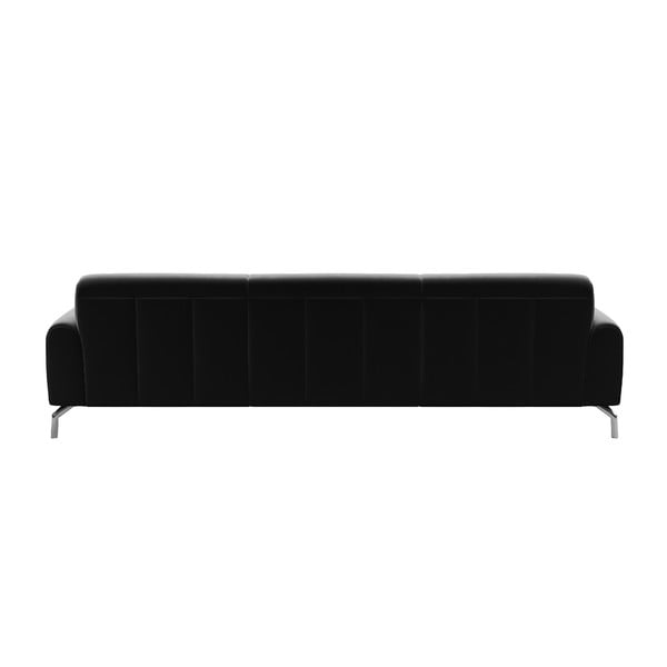 Tamsiai pilka aksominė sofa MESONICA Puzo, 240 cm-image-3