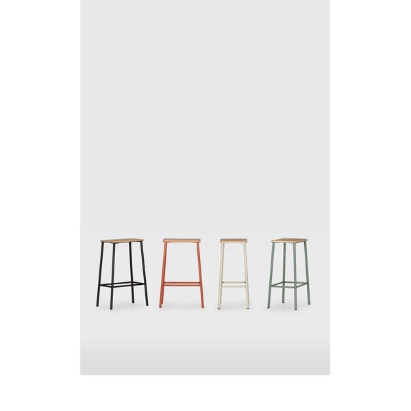 Juodos spalvos baro kėdžių komplektas 2 vnt. (sėdynės aukštis 65 cm) Abba – Marckeric-image-1