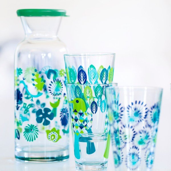 4 žalių "Sagaform Fantasy" stiklinių rinkinys, 300 ml-image-1