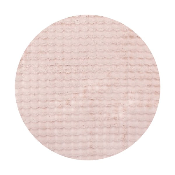Skalbiamas apvalios formos kilimas rožinės spalvos ø 200 cm Bubble Pink – Mila Home