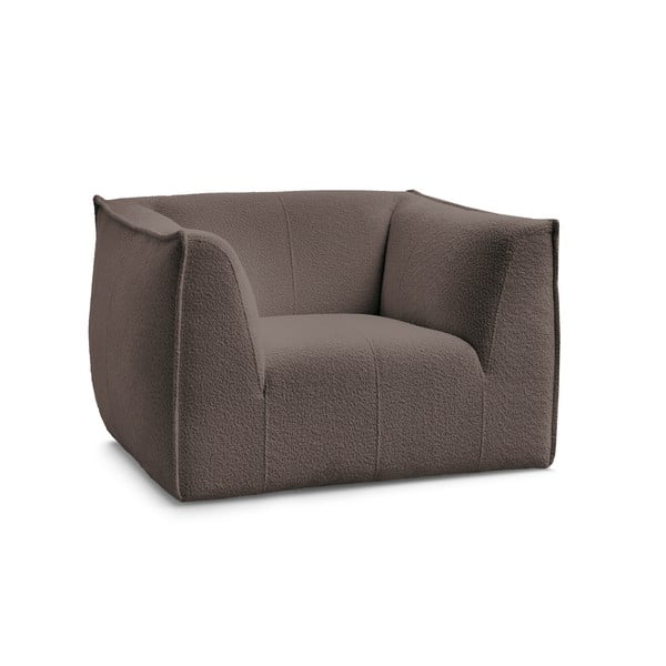 Rudos spalvos iš boucle krėslas Giorgia – Bobochic Paris